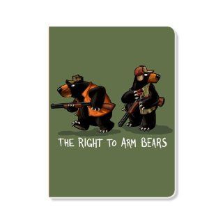 ECOeverywhere Right to Arm Bears Journal, 160 Pages, 7.625 x 5.625 Inches, Multicolored (jr11755)  Hardcover Executive Notebooks 