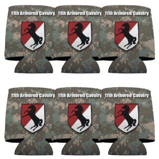Military 11th Armored Cavalry Koozie Set  6 designs  Set of 6 Kitchen & Dining