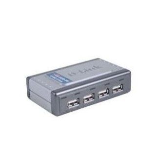 New D Link Hub DUB H4 4 Port 480Mbps USB2.0 W/RJ45 Retail Targeted At PC And Mac Users Computers & Accessories
