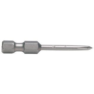 APEX 1/4" Phillips Hex Power Bit   Model 492 B ACR Point Size 2 Body Diameter 1/4" Overall Length 3 1/2"   Hex Shank Drill Bits  