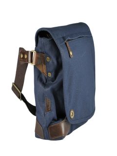 Waxed Canvas Courier Messenger Bag by J.Fold