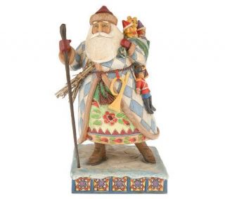 Jim Shore Heartwood Creek Bringing Christmas Joy Santa Figurine —