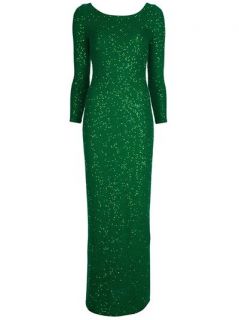 Oscar De La Renta Beaded Dress