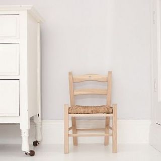 child's rush chair by rose & grey