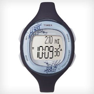 Timex T5K484 Women's Ironman Wellness Health Tracker Blue Navy Rubber Watch Watches