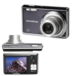 Olympus FE 4010 12MP Digital Camera with Deluxe Bonus Kit (Refurbished) Olympus Point & Shoot Cameras