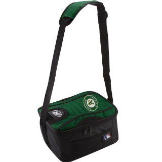 MLB Rawlings Oakland Athletics 6 Can Catchers Cooler Lunch Box   Black/Green  Sports Fan Wallets  Sports & Outdoors