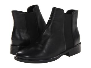 Fitzwell Amy Ankle Boot Black Leather Black Elastic