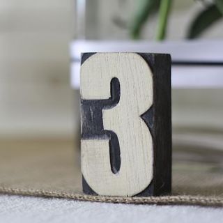 wooden table numbers by the wedding of my dreams