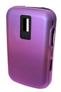 GO BC486 2 in 1 Dual Rubberized Protective Hard Case for Blackberry 9000   1 Pack   Retail Packaging   Purple Cell Phones & Accessories