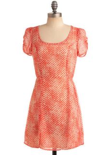 Ruby Mimosa Dress  Mod Retro Vintage Printed Dresses
