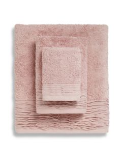 Pleated Oversized Bath Towel Set (3 PC) by Nine Space