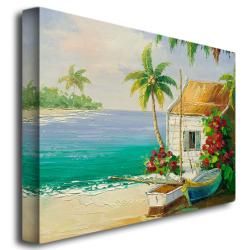 Rio 'Key West Breeze' Large Canvas Art Trademark Fine Art Canvas