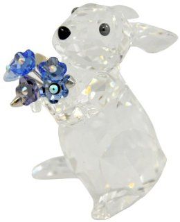Shop Swarovski Rabbit with Forget Me Not Figurine at the  Home Dcor Store. Find the latest styles with the lowest prices from Swarovski