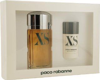 Xs by Paco Rabanne for Men. Set Eau De Toilette Spray 3.4 Ounces & Deodorant Stick 2.2 Ounces  Fragrance Sets  Beauty