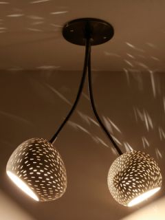 Double Headed Claylight Pendant by Lightexture