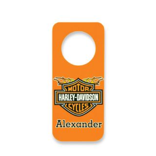 Personalized Harley Davidson Door Hanger