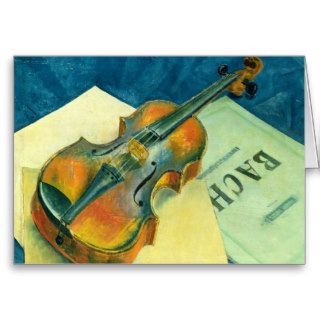 Still Life with a Violin, 1921 Cards