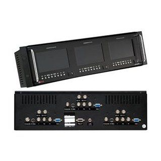 Triple 5In; High Definition Universal Lcd Monitor With Audio In A Rackmount Frame, Tv One Lm 503Hda Electronics