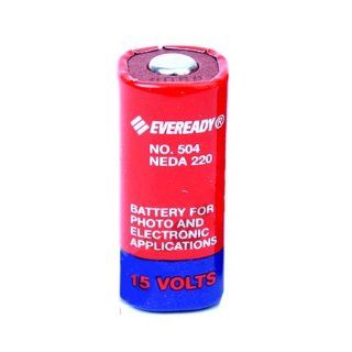 504 Eveready M504 15 volts NEDA 220 Single Battery  Digital Camera Batteries  Camera & Photo