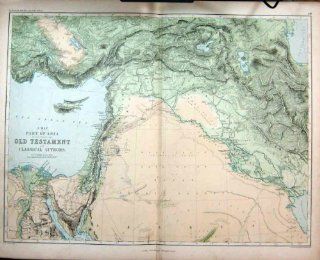 MAP 1873 ISLANDS AEGEAN SEA GREECE CRETE SAMOS ICARIA   Prints