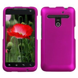 Titanium Solid Hot Pink Phone Protector Faceplate Cover For LG Esteem, VS910(Revolution) Cell Phones & Accessories