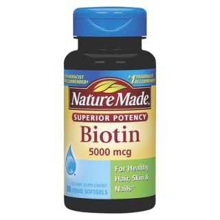 Nature Made Biotin 5000 mcg Softgels   50 Count