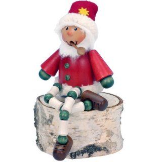 35 495   Christian Ulbricht Incense Burner   Sitting Santa with jointed legs   5.5""H x 4.25""W x 9""D   Incense Holders