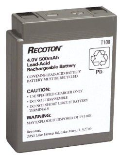 Recoton T108 4.0 V, 500 mAh Lead Acid Cordless Battery Electronics