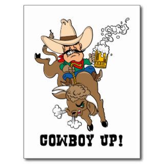 Cowboy Up Post Card