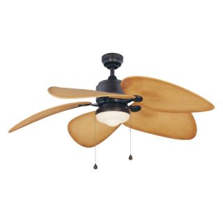 Harbor Breeze 52 in Freeport Aged Bronze Outdoor Ceiling Fan with Light Kit