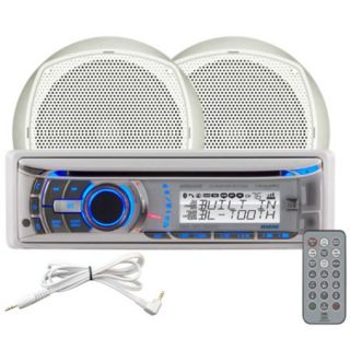 Dual AMCP600W CD//iPod/Weatherband Receiver Package With Two 6.5 Speakers 97870