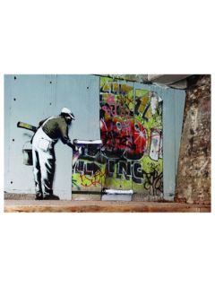Graffiti Wallpaper (Canvas) by iCanvasART