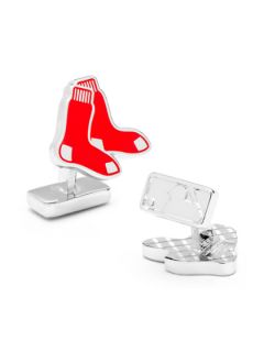 Palladium Edition Boston Red Sox Cufflinks by CUFFLINKS INC