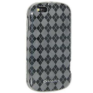 Amzer Luxe Argyle Skin Case for Motorola CLIQ XT MB501   Clear Cell Phones & Accessories