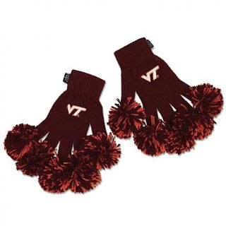 NCAA Spirit Fingerz All in One Pom Pom Gloves   Virginia Tech