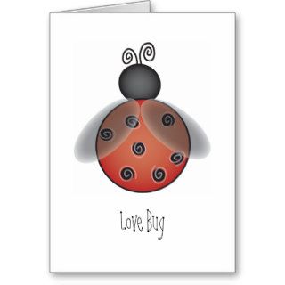 Ladybug, Love Bug Greeting Card