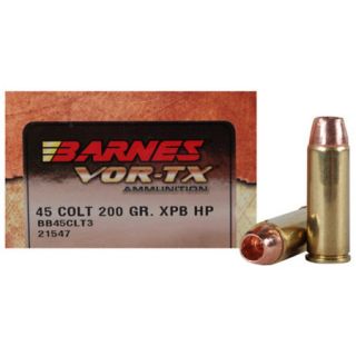 Barnes VOR TX Ammunition .45 Colt 200 Gr. XPB 715857