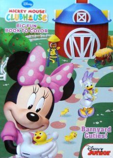 Disney Mickey Mouse Clubhouse Minnie Mouse & Friends Coloring Book "Barnyard Cuties" Toys & Games