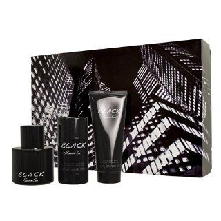 KENNETH COLE BLACK 3 Piece Eau de Toilette Spray Gift Set for Men  Fragrance Sets  Beauty