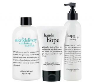philosophy love your body 3 piece skin care collection —