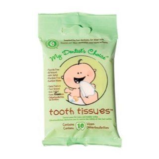 My Dentists Choice Tooth Tissues   10 Wipes, Pack of 8 ( Value Bulk Multi pack) Health & Personal Care