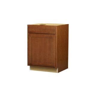 Kitchen Classics 35 in H x 24 in W x 24 in D Napa Saddle Door and Drawer Base Cabinet