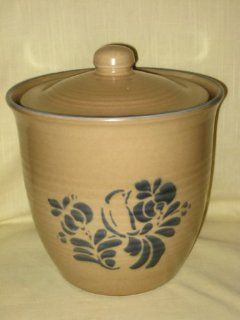 Vintage Pfaltzgraff Pottery " Folkart Pattern " 3 Quart Canister / Cookie Jar   #506/501  
