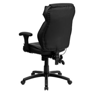 Flash Furniture High Back Leather Executive Office Chair with Triple