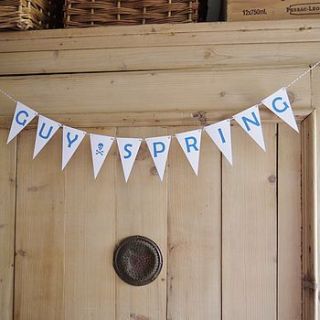 personalised name bunting by daisyley