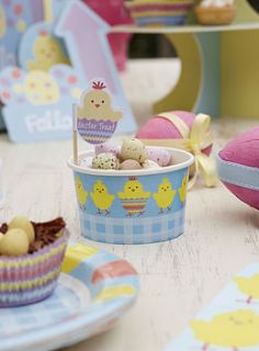 easter chick partyware by the contemporary home