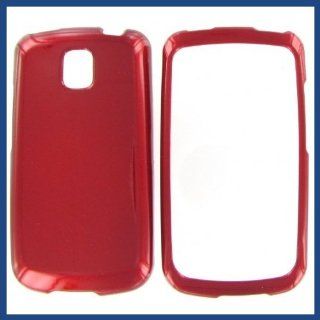 LG P509 Optimus T/ P505 Thrive / Phoenix Red Protective Case Cell Phones & Accessories