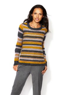 Striped Alpaca Pullover Sweater by Elizabeth and James