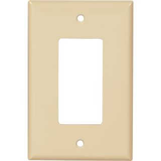 Cooper Wiring Devices 1 Gang Ivory GFCI Nylon Wall Plate